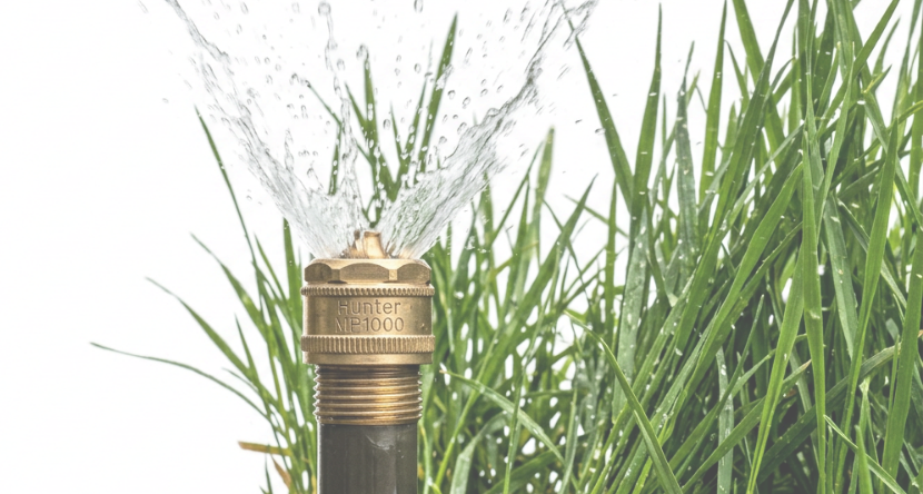 sprinkler showering water